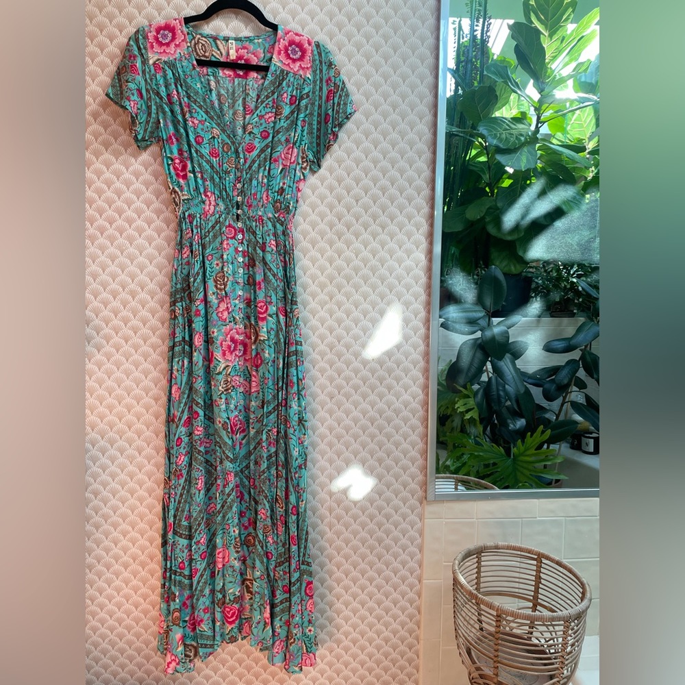 Spell Babushka Gown Turquoise - Picture 10 of 12